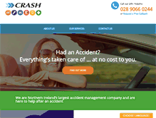 Tablet Screenshot of crashservices.com